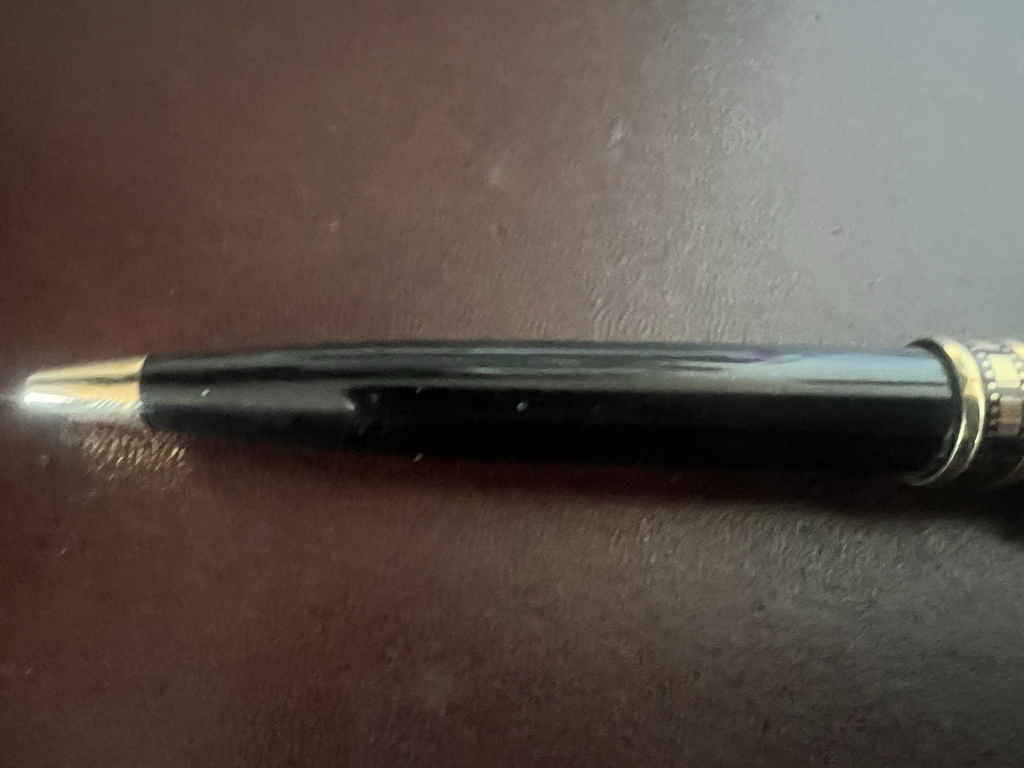 Waterman Pen Sphere Cinematographe Black Border Engraving Film