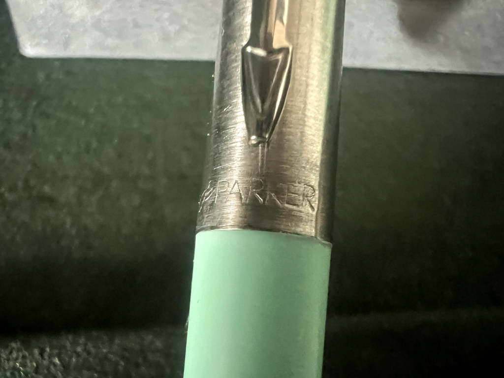 🔴 Matita meccanica PARKER Jotter azzurra e cromata matita UK vintage