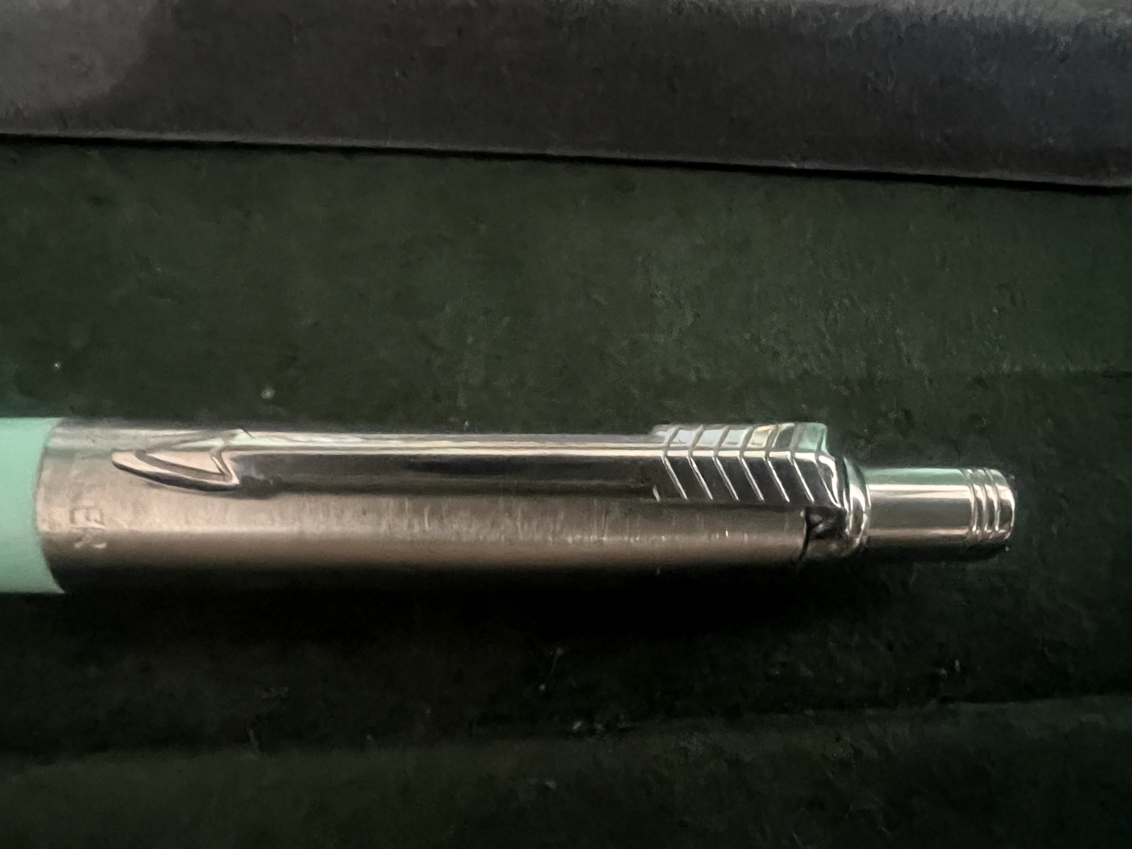 🔴 Matita meccanica PARKER Jotter azzurra e cromata matita UK vintage