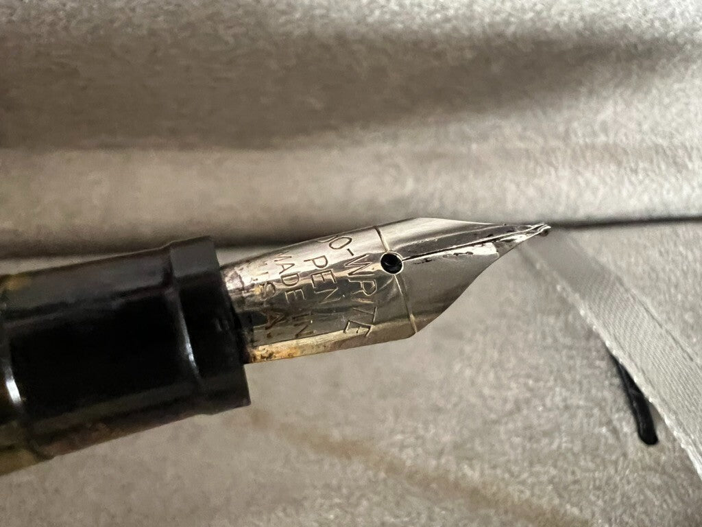 Do Write Stylo-Plume Stylo à Plume Marbré À Piston Écrit Antique