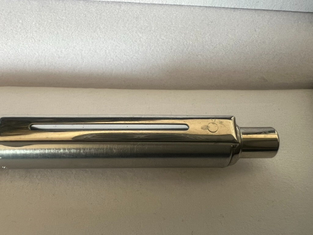 Sheaffer Pen Ball Metal Chrome Satin Trim Polished Vintage