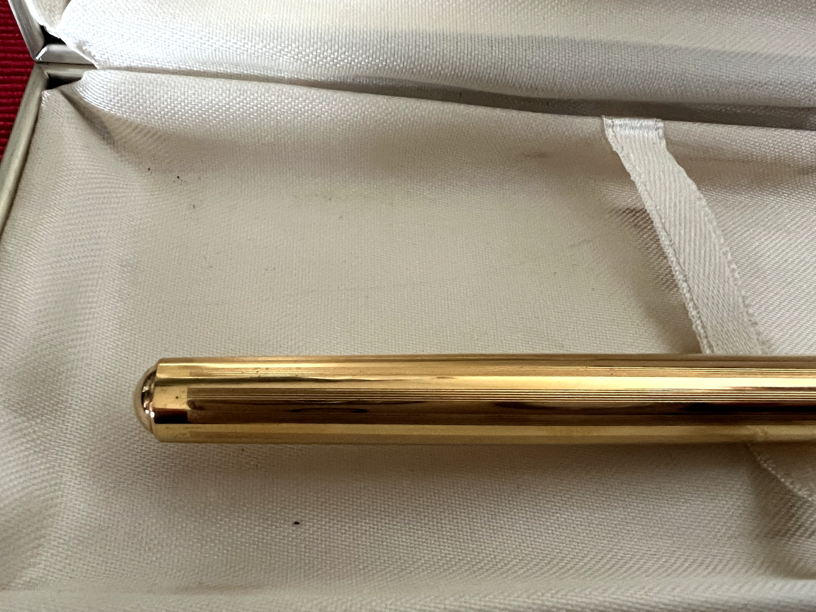 🔴 ELMITEX penna sfera by Montegrappa placcata oro con scatola vintage