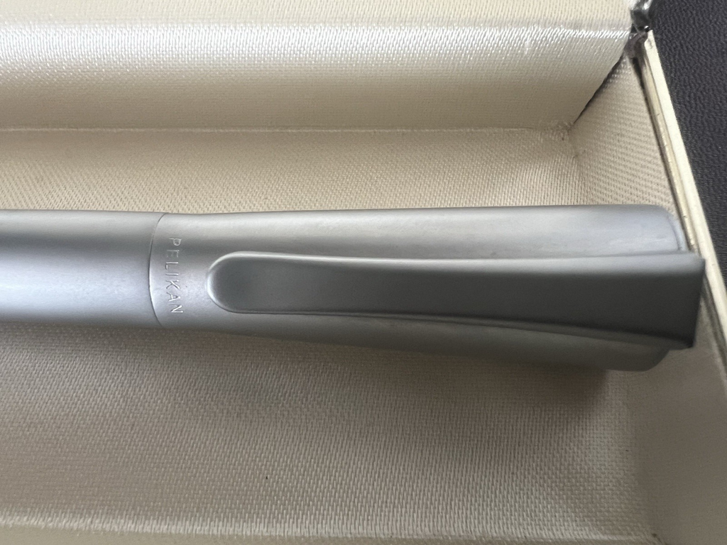 🔴 PELIKAN fountain pen P72 satin chrome metal nib 7 vintage 