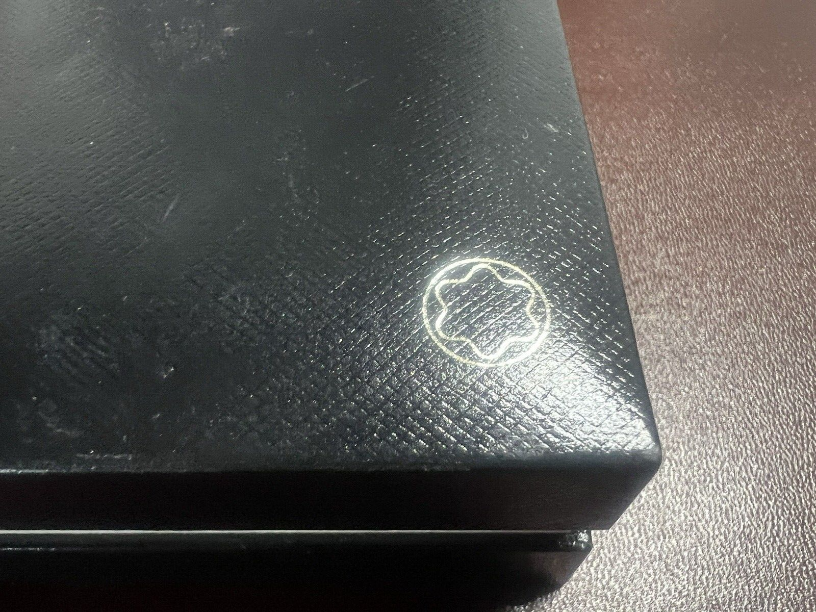 🔴 MONTBLANC scatola portachiavi accessori pelle bracciale cofanetto custodia