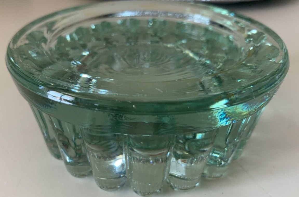 Porte- Pointes Agrafeuse de Bureau Verre Fleur Effet Diamant Vintage