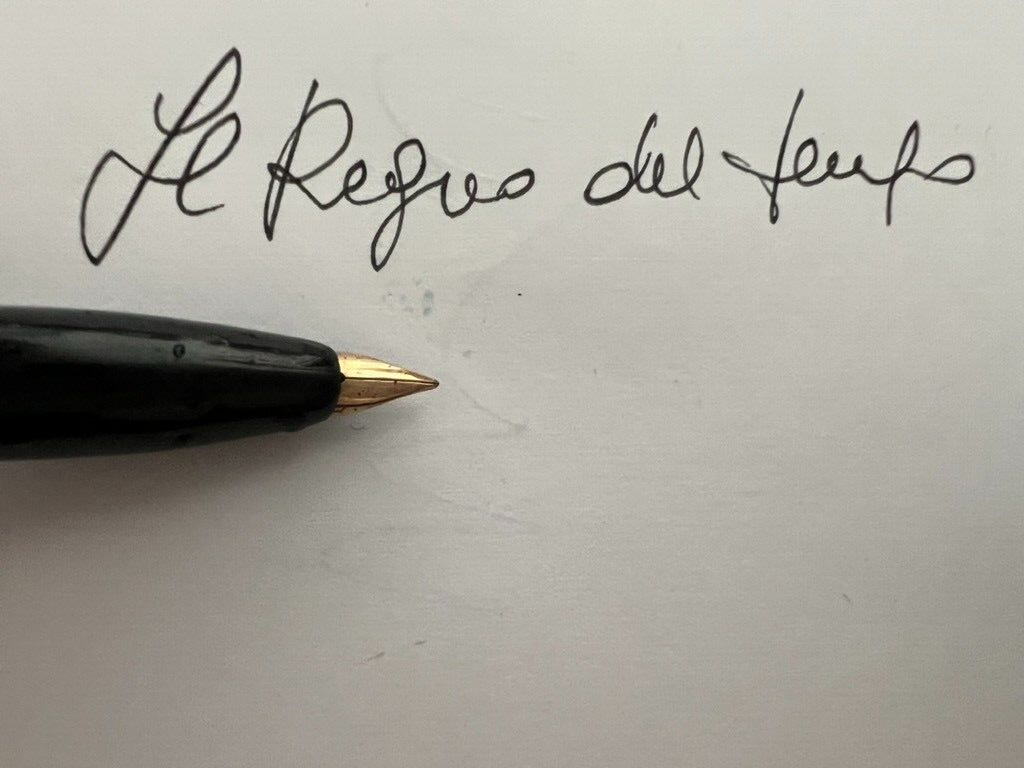 🔴 WATERMAN'S penna stilografica a leva gioiello uomo anni 1950 vintage SCRIVE