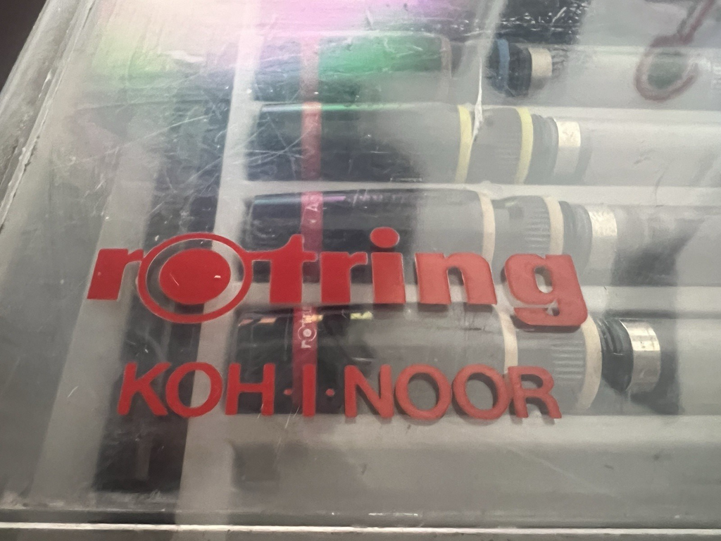ROTRING Set De Plumas Técnicas Variant Koh-I-Noor Con Tinta Vintage