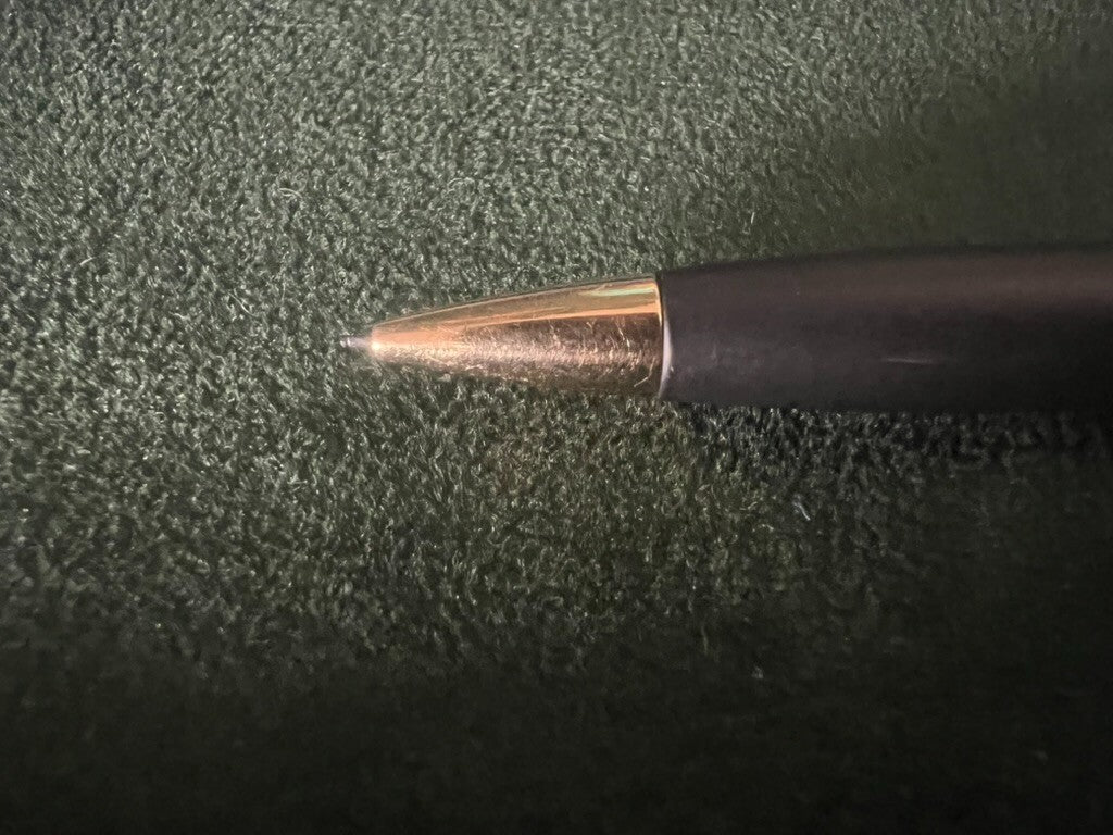 🔴 PAPERMATE mechanical pencil, lacquer, gold profiles, vintage instructions 