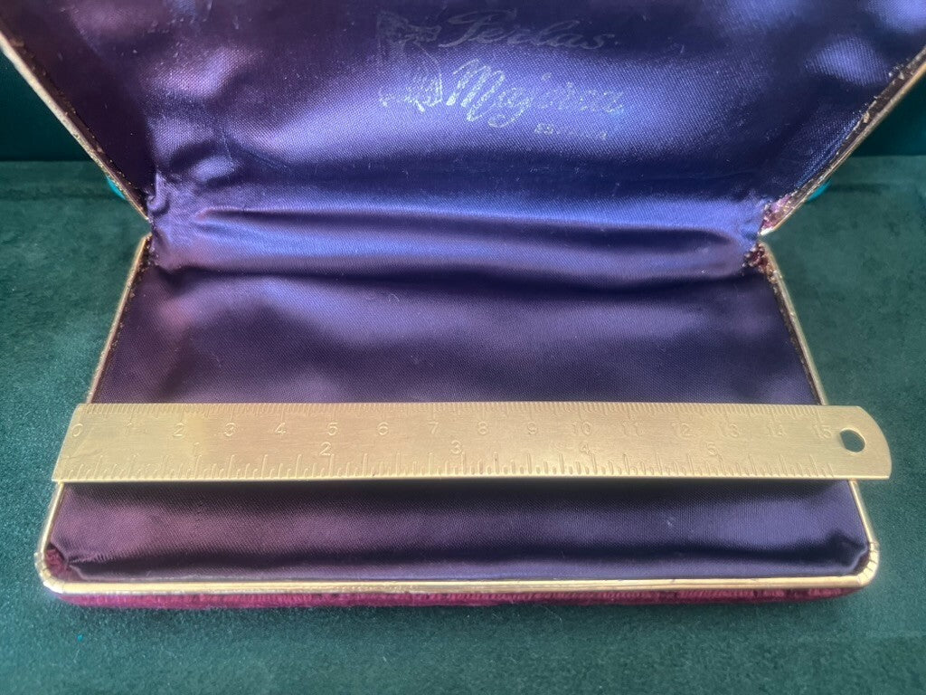 Majorca Box Pen Sphere Fountain Pen Velvet Inside Effect Silk