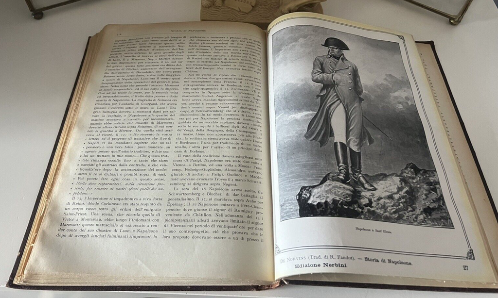🔴 Book NAPOLEON De Norvins Raoul Fandot Nerbini FI 1913 
