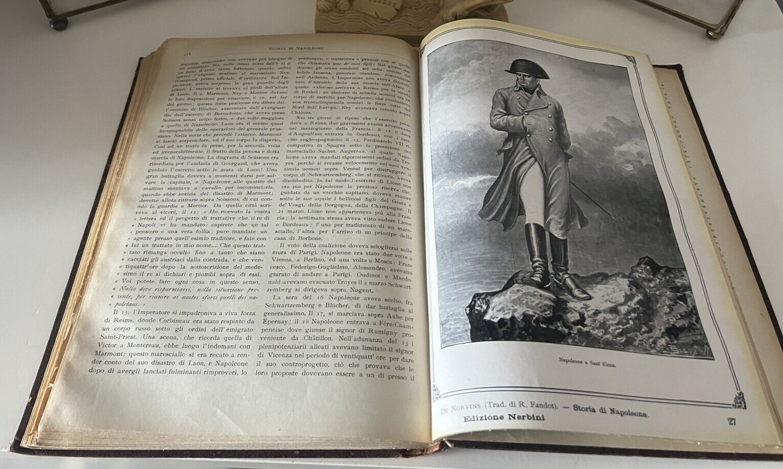 🔴 Book NAPOLEON De Norvins Raoul Fandot Nerbini FI 1913 