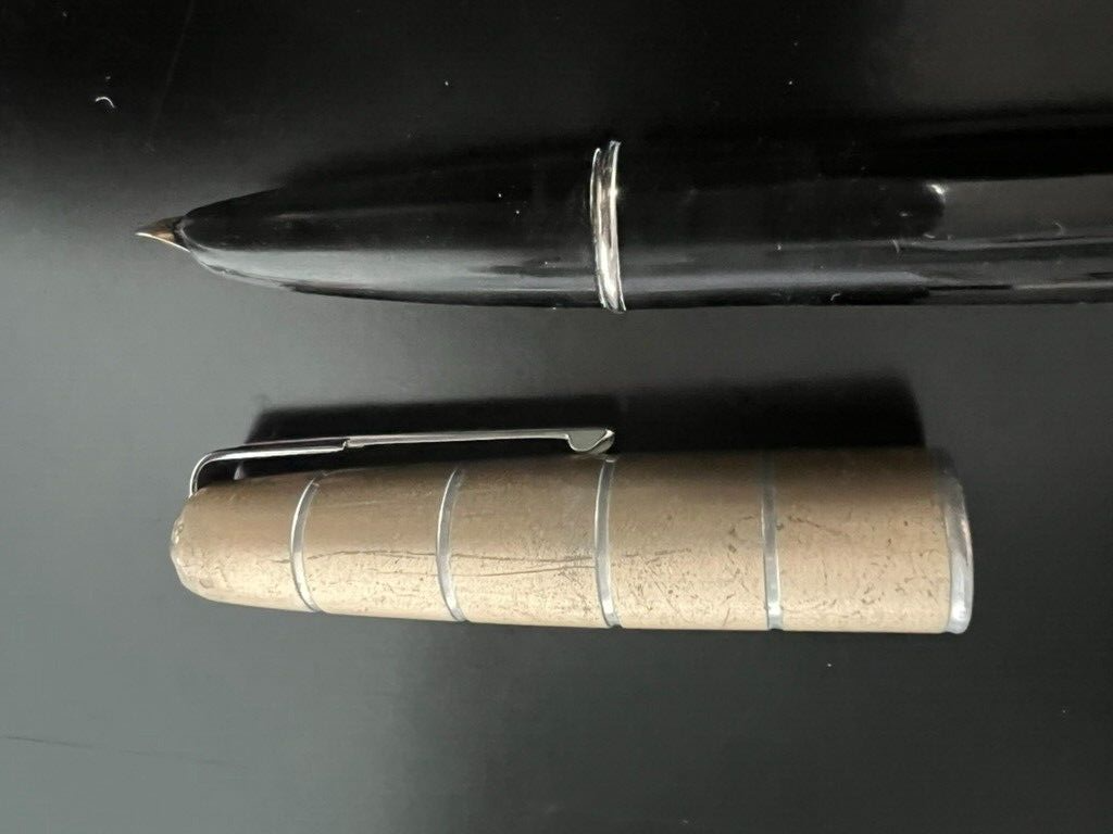DE WATERMAN Stylo-Plume Stylo à Plume à Levier Or Du 1950 Vintage Écrit