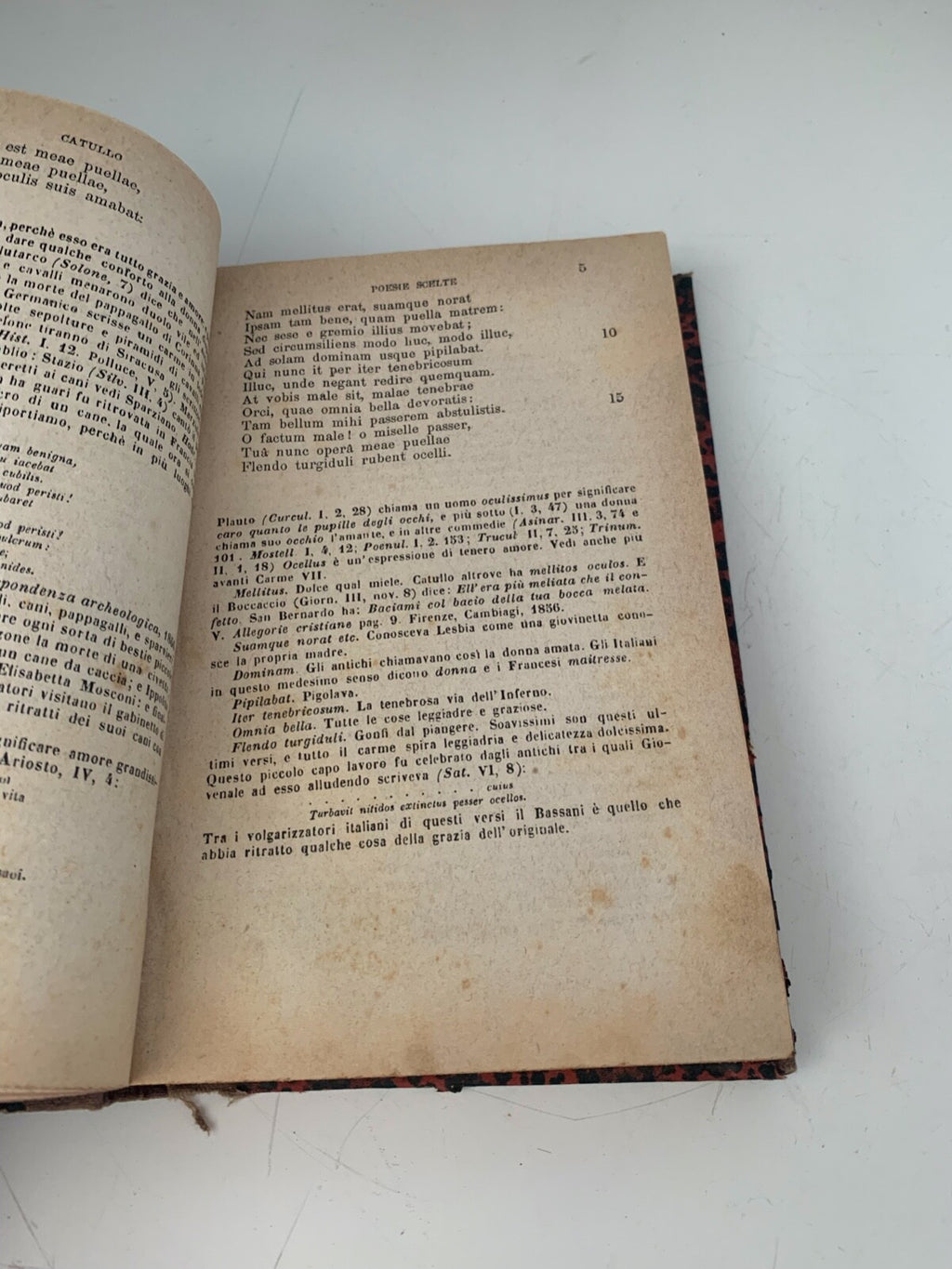 Livre Catulle Tibullo Et Properce Vannucci Poésie Choix Antique 1880 