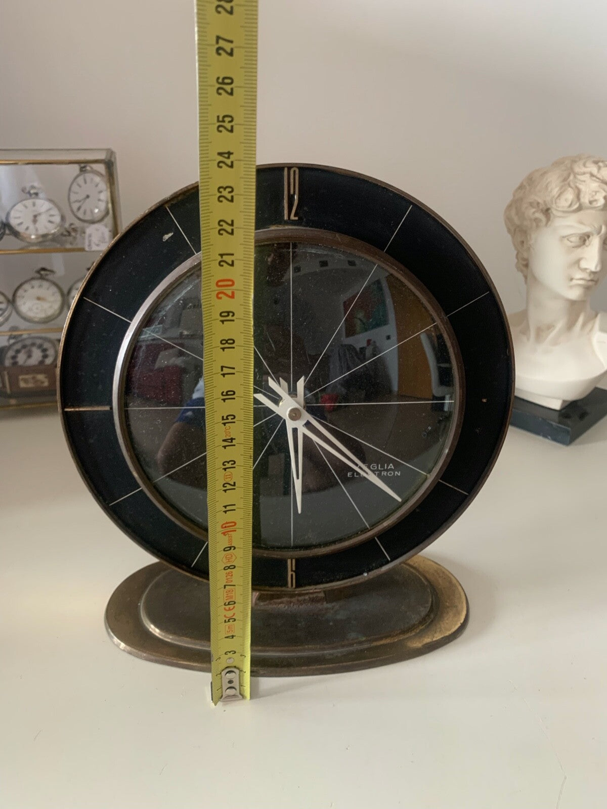 🔴 VEGLIA ELEKTRON Tischuhr wird überholt, Vintage-Teile 