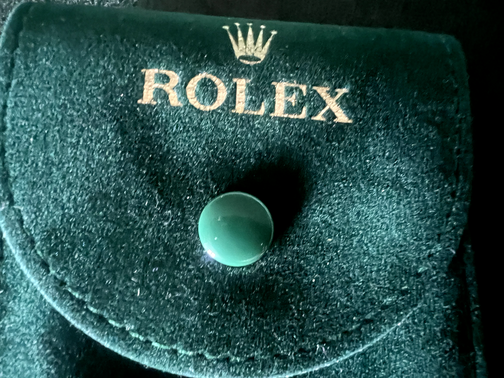 🔴 ROLEX custodia orologio da viaggio Service Case originale verde 4447844.8064