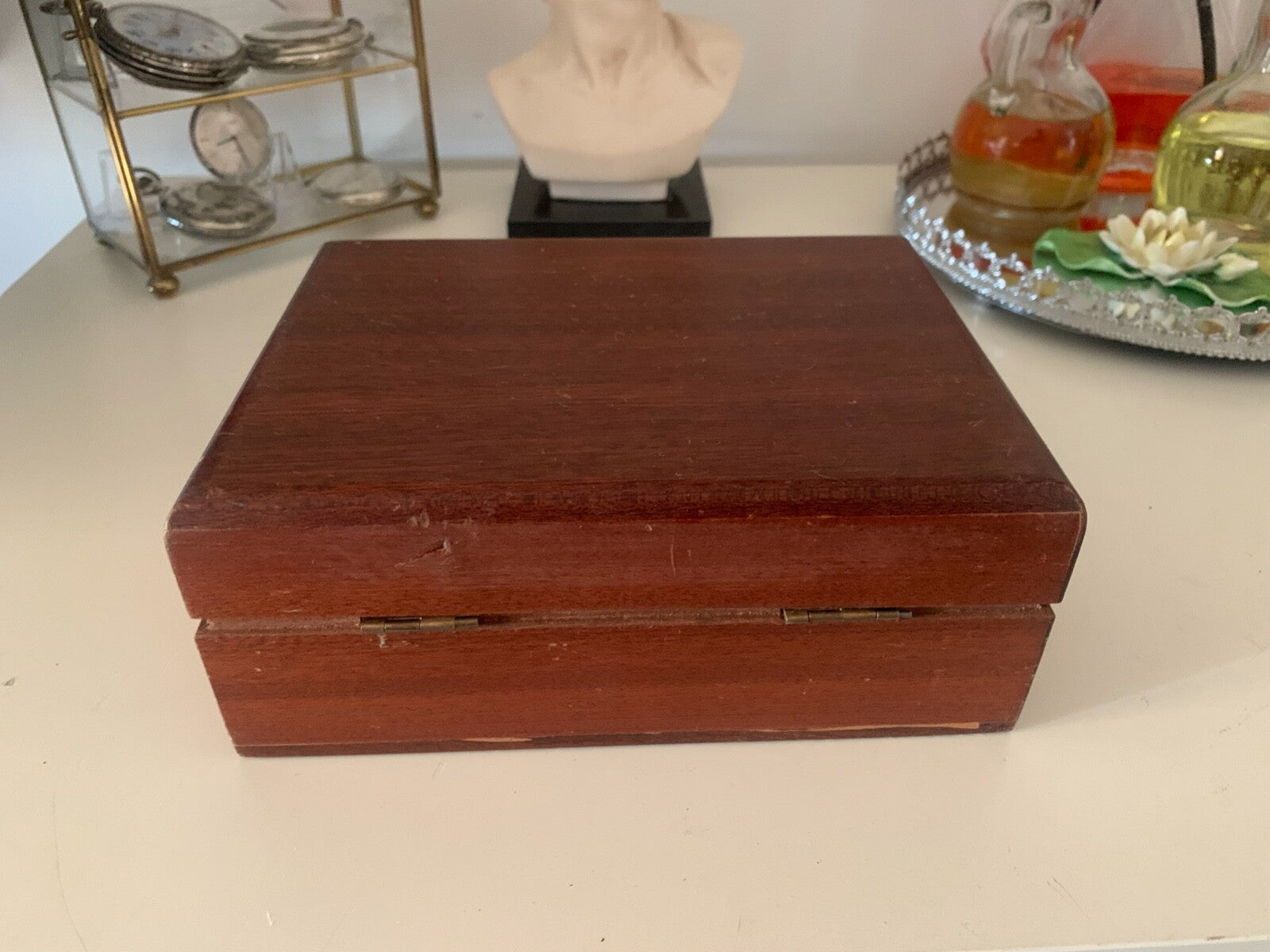 🔴 HARMONT & BLANE box scatola orologio astuccio, custodia legno