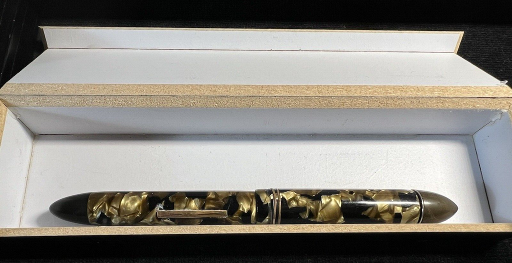 🔴 MOOR 5712 penna stilografica celluloide leva SCRIVE vintage 1940