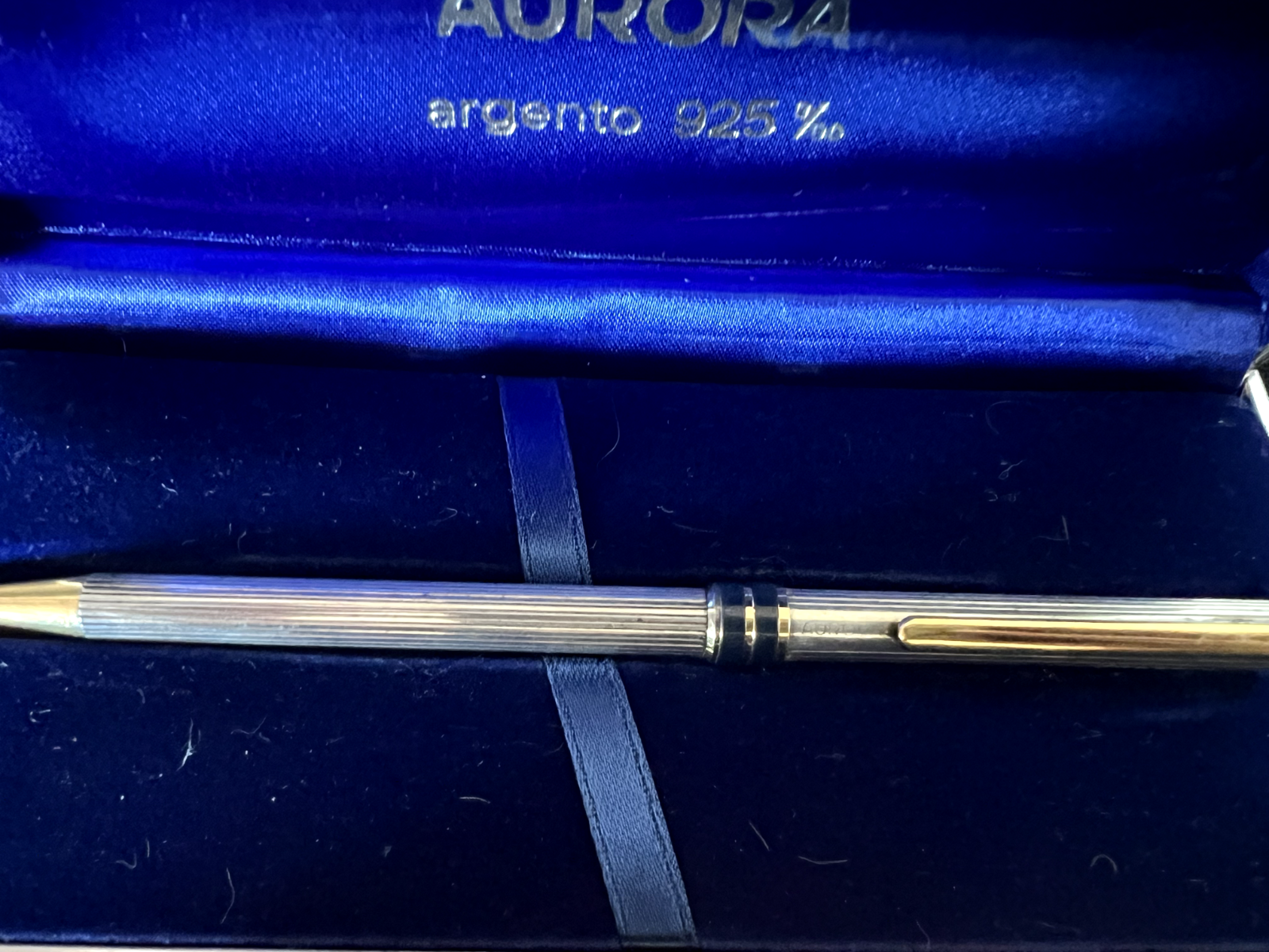 Aurora Pen Sphere Marco Polo Silver 925 Solid Kontron Varnish Marking 8