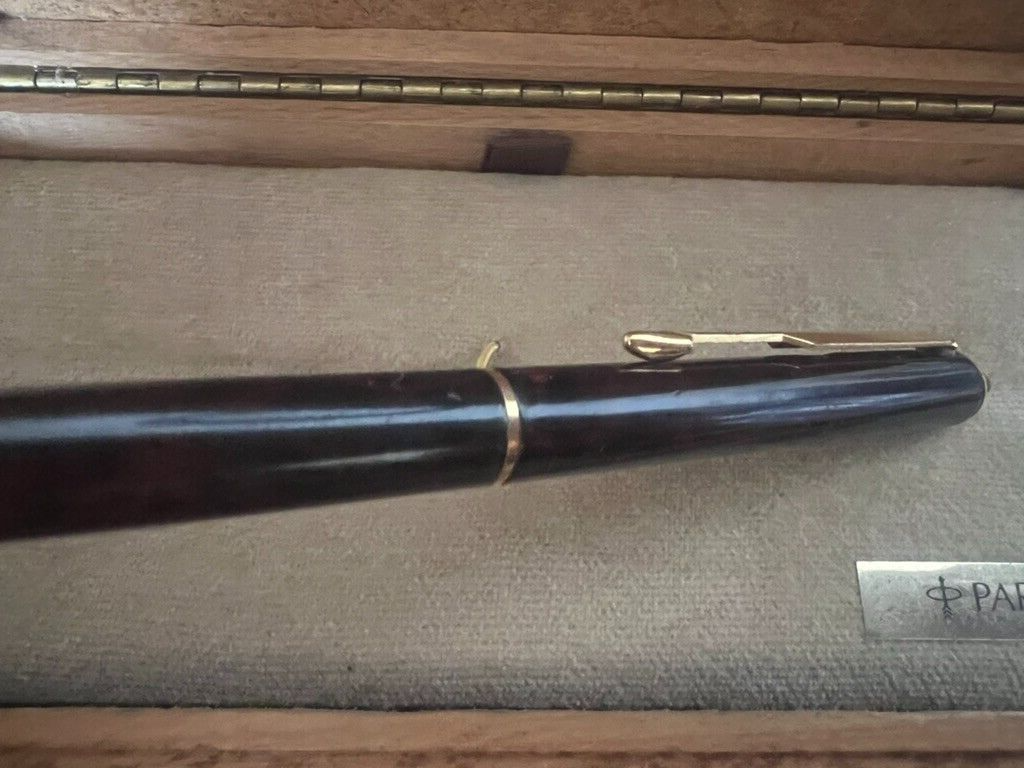 🔴 PARKER 180 mechanical pencil lacquer writes with case 