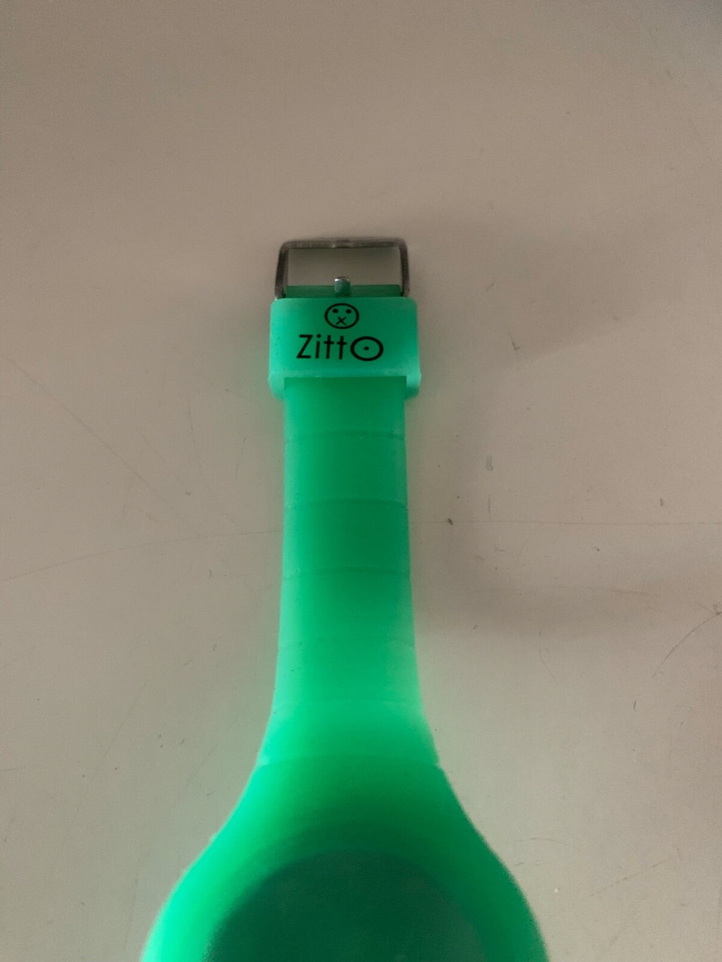 Montre Vert Quartz Zitto , Bracelet en Caoutchouc