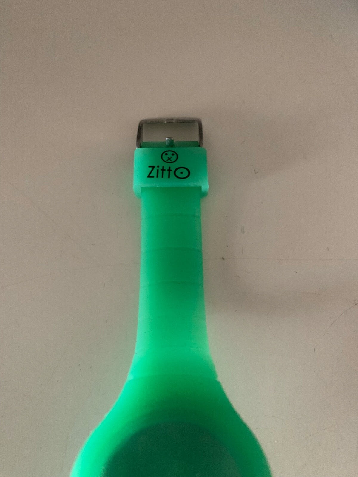Montre Vert Quartz Zitto , Bracelet en Caoutchouc