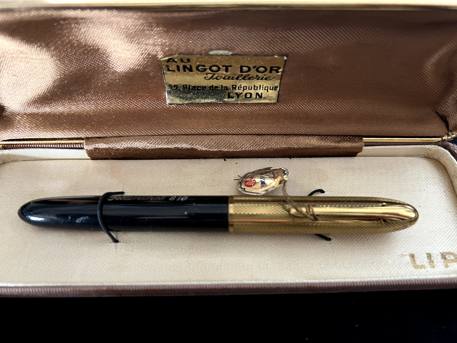 Goldmichel 810 Stylo-Plume Stylo à Plume Levier Écrit Vintage Écrit Du 1940