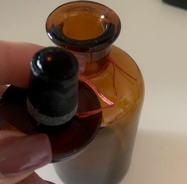 Bouteille Ecope Verre Médicale Laboratoire Verre H.15 Vintage