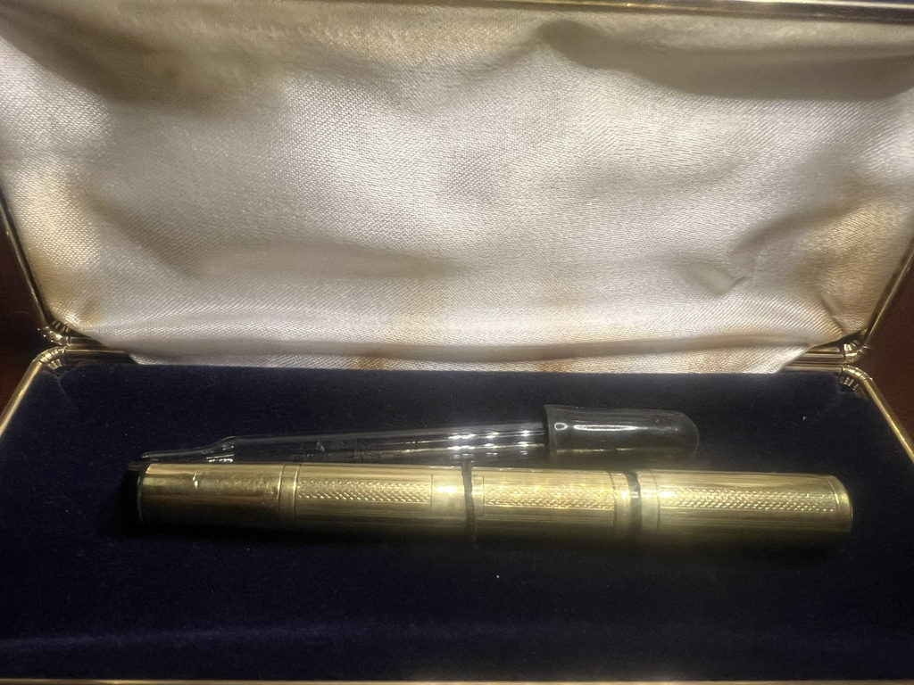 Stylo-Plume Stylo à Plume Retractable Craft Americaine Très Longue Vintage '20 