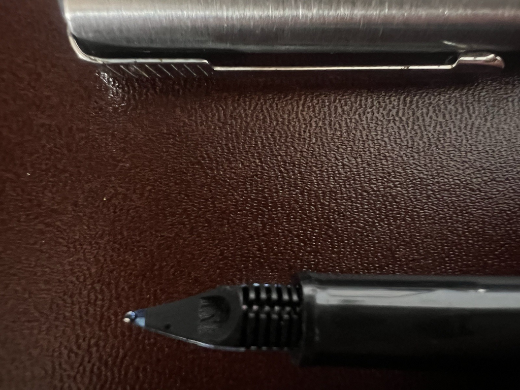 Parker Stylo-Plume Stylo à Plume Bleu Chrome M Avec Cartouches Écrit Vintage