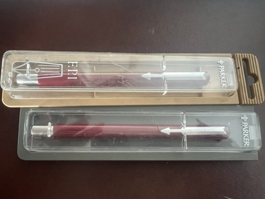 Parker Pen Fountain Pen And Sphere Red Vector Scrivono Vintage