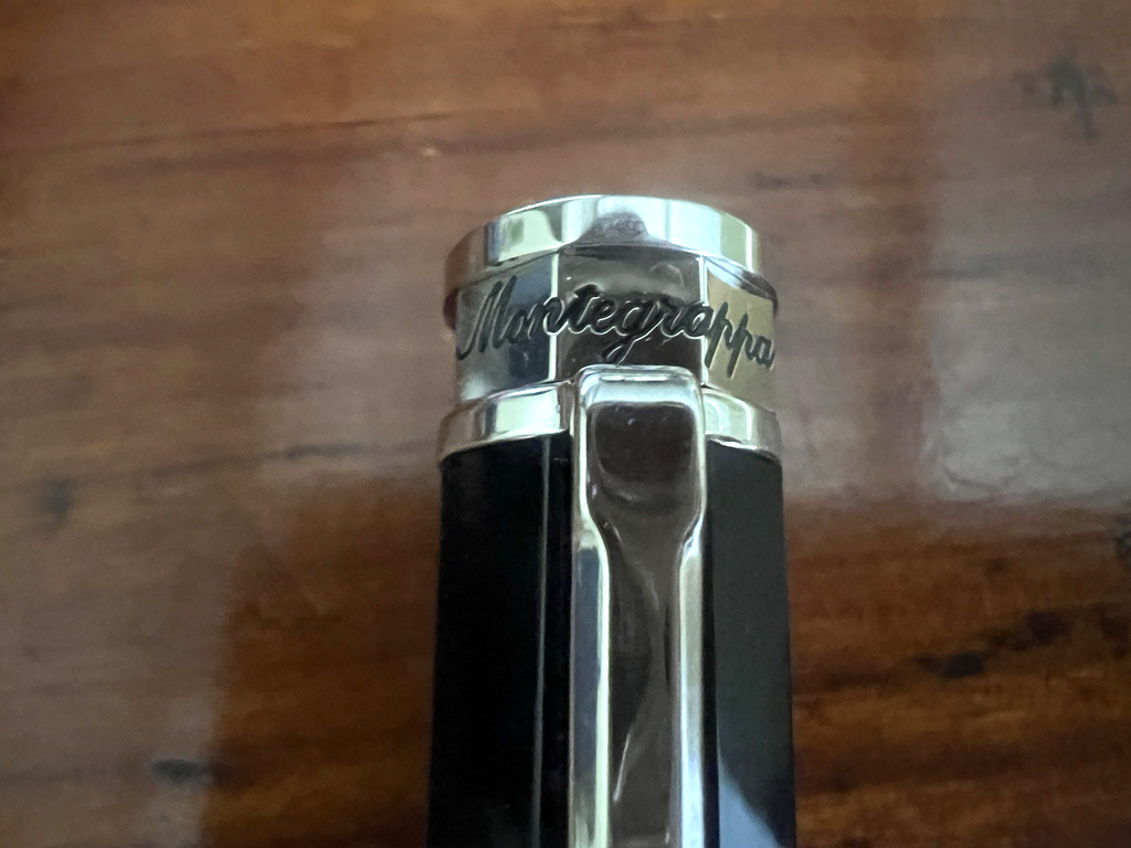 Montegrappa Stylo-Plume Stylo à Plume Nerouno 1912 Or 18K M Convertisseur NOS