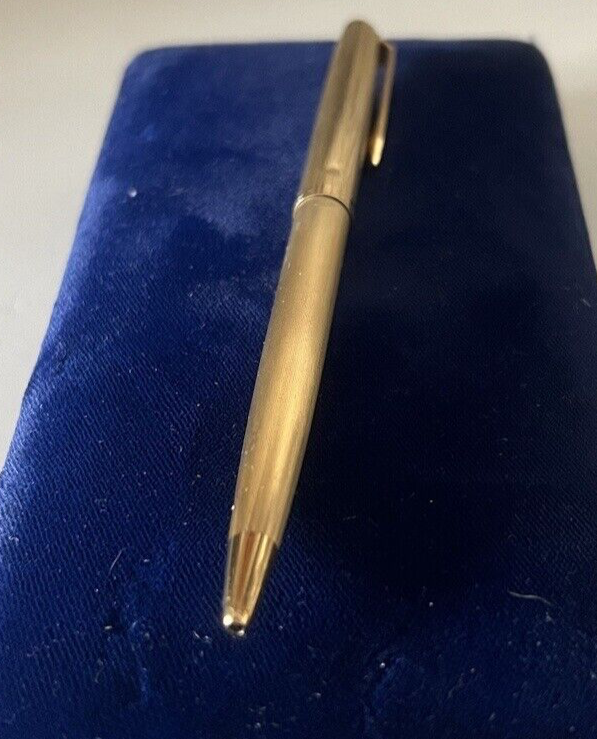 Aurora Pen Sphere Silver Solid 925 Plated Gold 9 Carat, Marking 