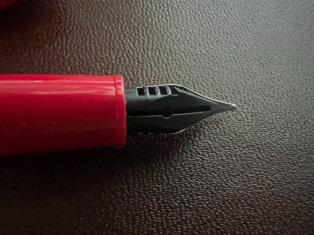 🔴 PELIKAN penna stilografica Primapenna verde rossa mai usata M vintage