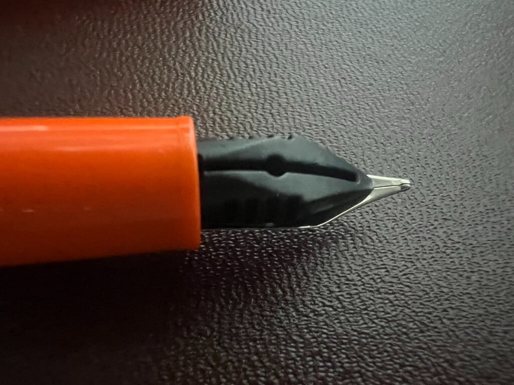 🔴 PELIKAN penna stilografica Primapenna rosa arancione mai usata M vintage
