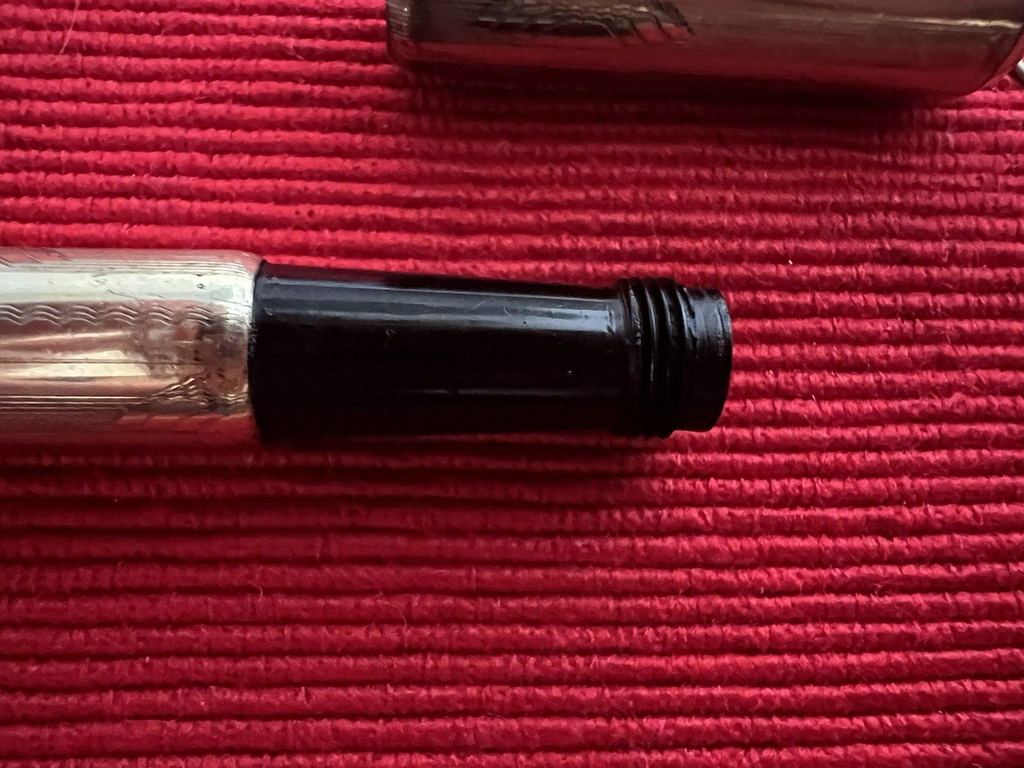 🔴 MA GUS P.O penna stilografica placcata pennino ORO da riparare