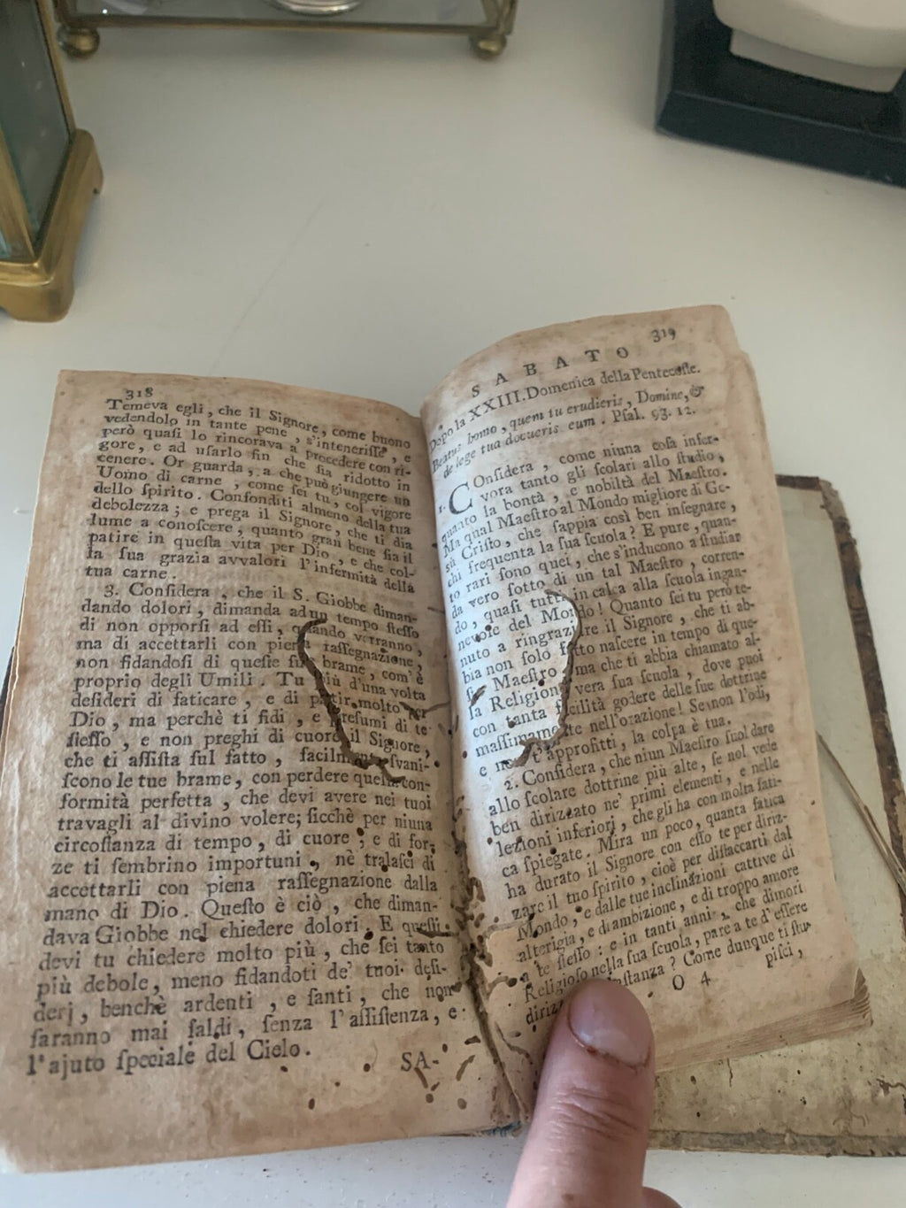 Livre Restreint De Méditations Compagnie Jésus Antique 1758 Rare