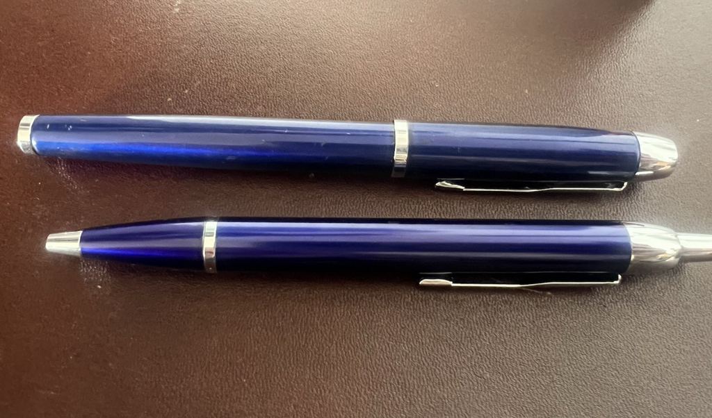Parker Stylo-Plume Stylo à Plume Im Et Sphère Bleu Cobalt Scrivono Avec Etui