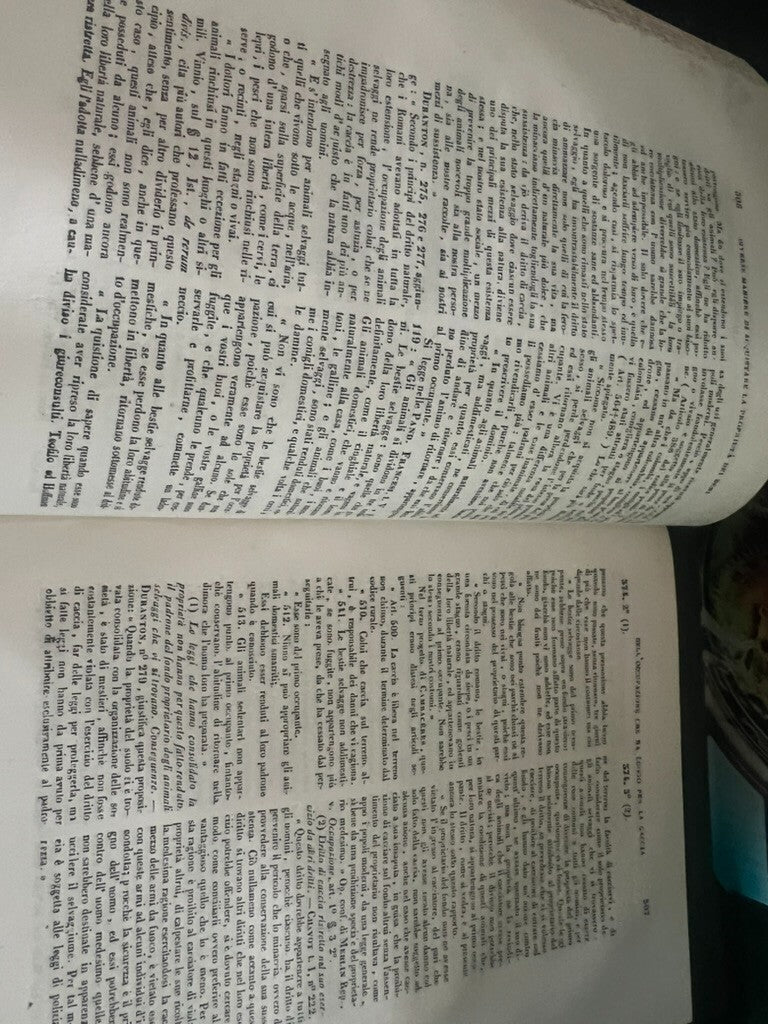 Livres Traité Del Domaine De Propriété'Proudhon Italien Anciens 1844