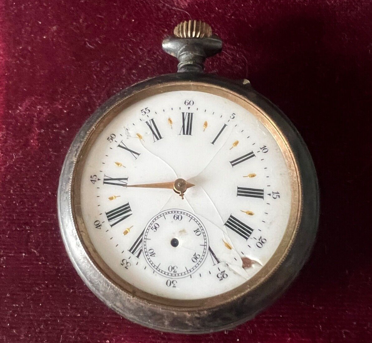 ACIER GARANTI Montre Poche Homme Remontage Manuel De Revisionare- Rechange 