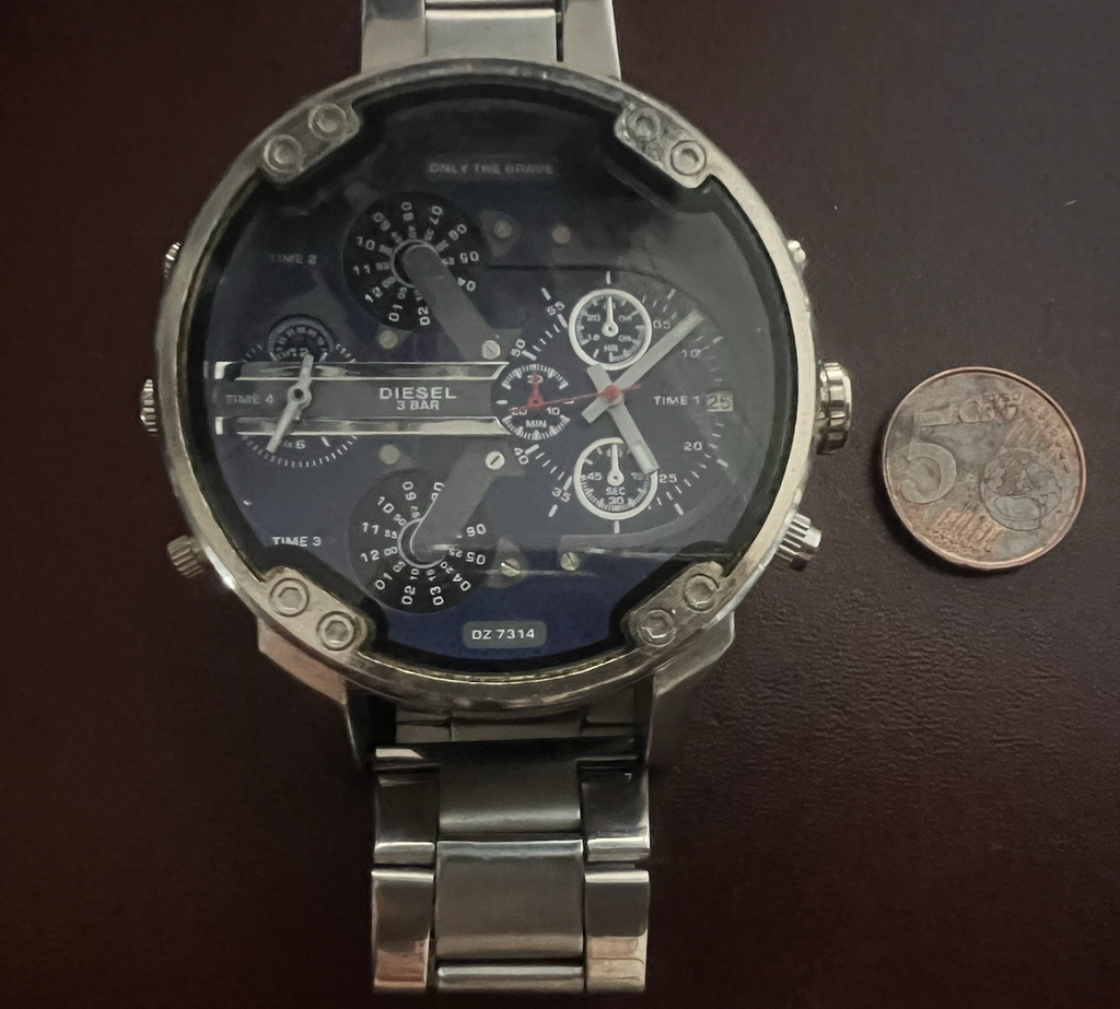 🔴 Cronografo DIESEL DZ7313 Mr Daddy 2.0 orologio uomo OVERSIZE acciaio