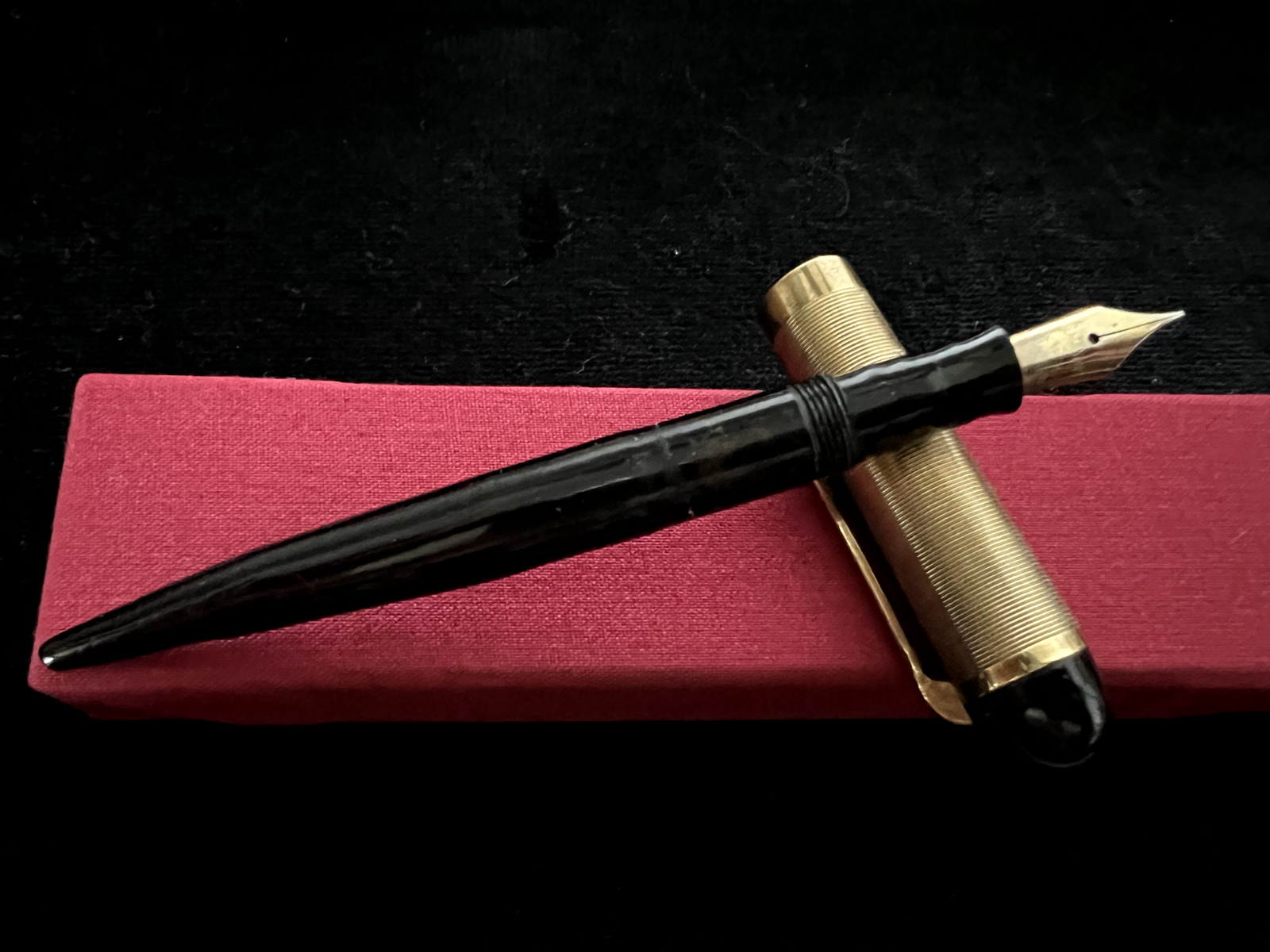 🔴 ARCOS vintage lever-action fountain pen WRITES from 1930 