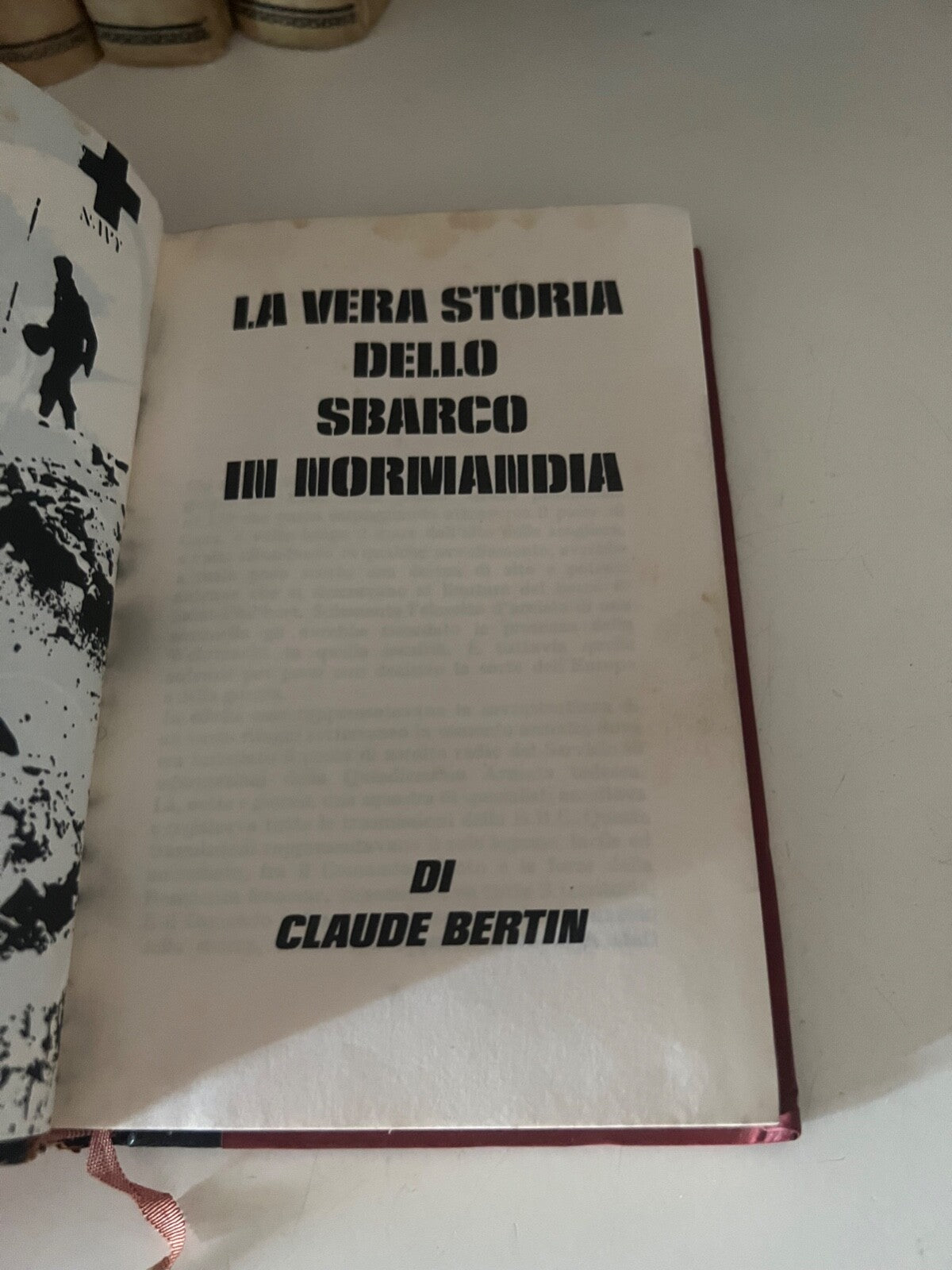 🔴 Buch DIE WAHRE GESCHICHTE DER LANDUNG IN DER NORMANDIE von Claude Bertin aus dem Jahr 1969 