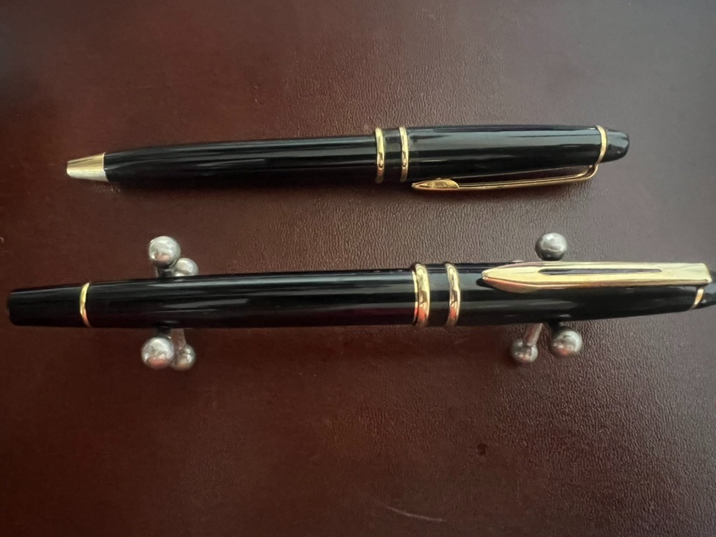 🔴 YAMATO penna stilografica e sfera nere scrivono con astuccio