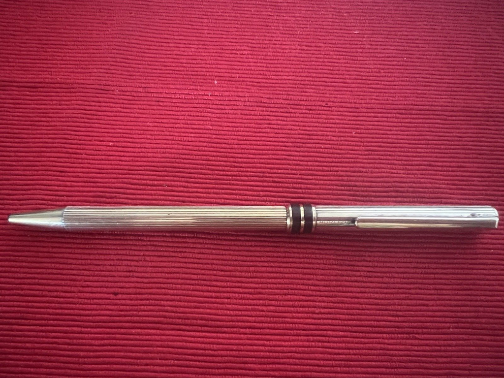 Aurora Stylo-Plume Sphère Marco Polo Argent 925 Doré Vernis Marron 9 