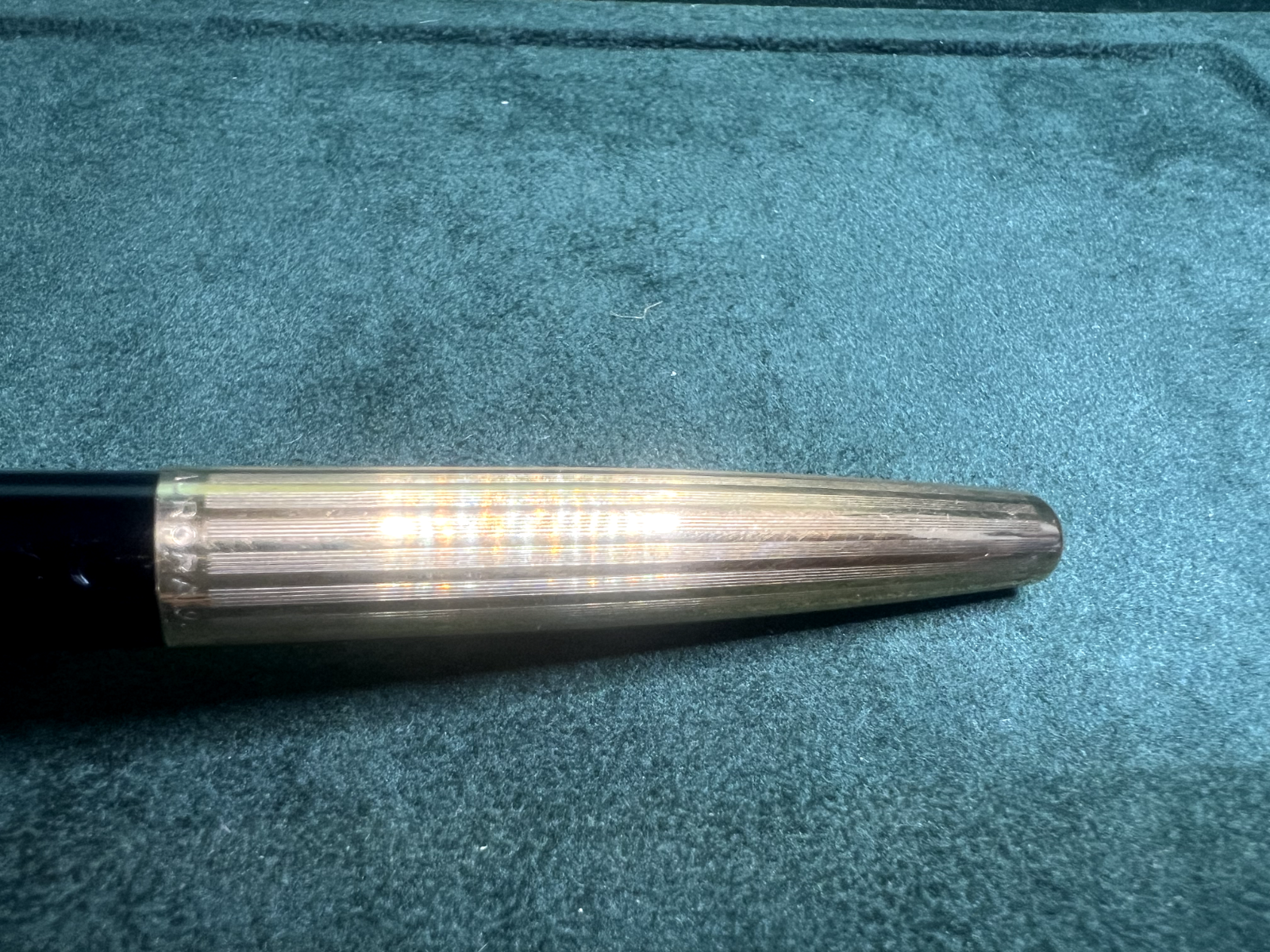 🔴 AURORA penna stilografica 98 cappuccio a righe pennino ORO M vintage A