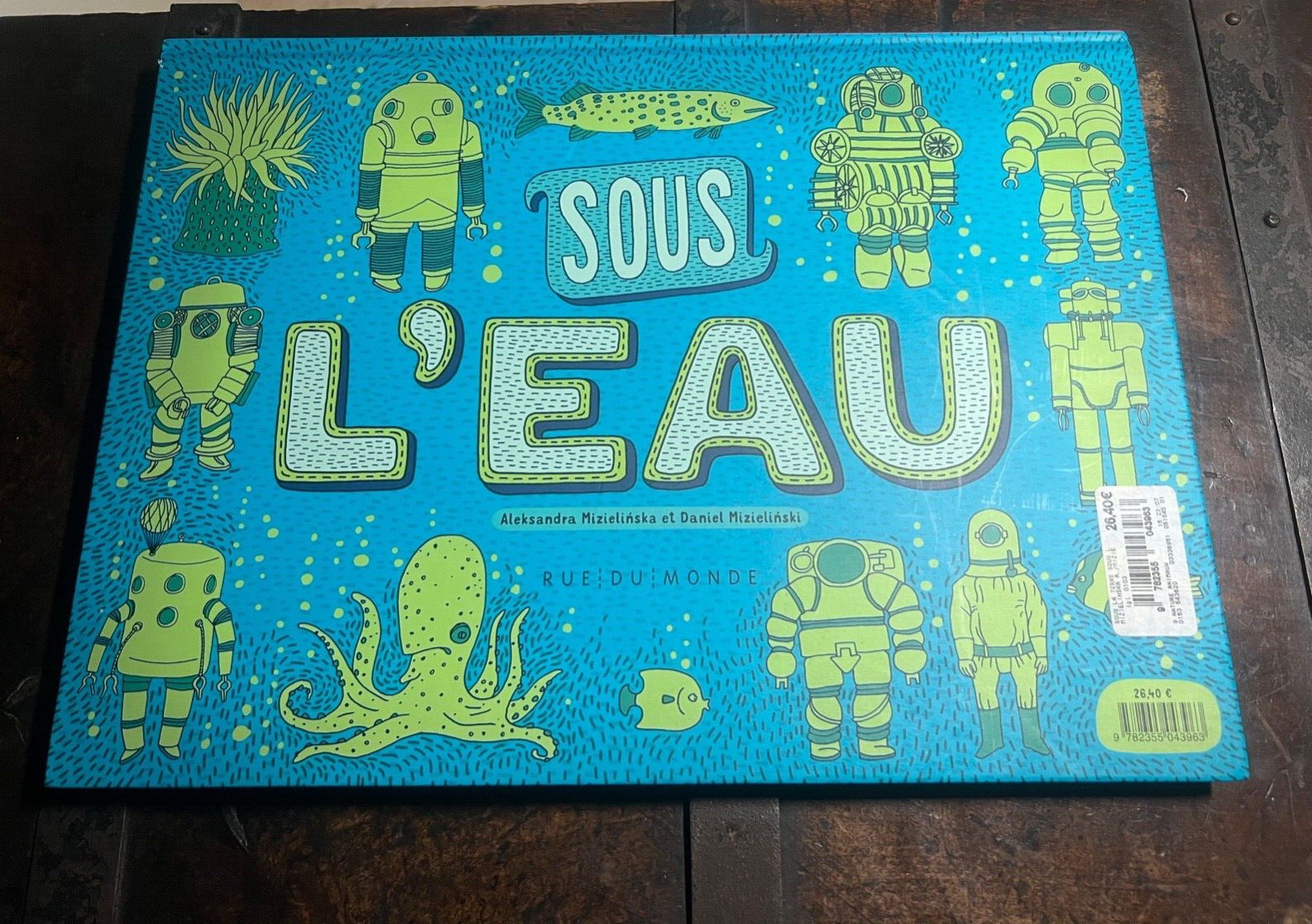 🔴 Libro EAU TERRE Aleksandra e Daniel Mizielinska francese illustrato a colori