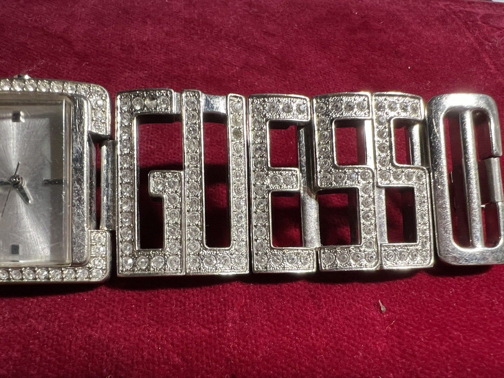 🔴 GUESS women's watch with quartz jewel bracelet with rhinestones 