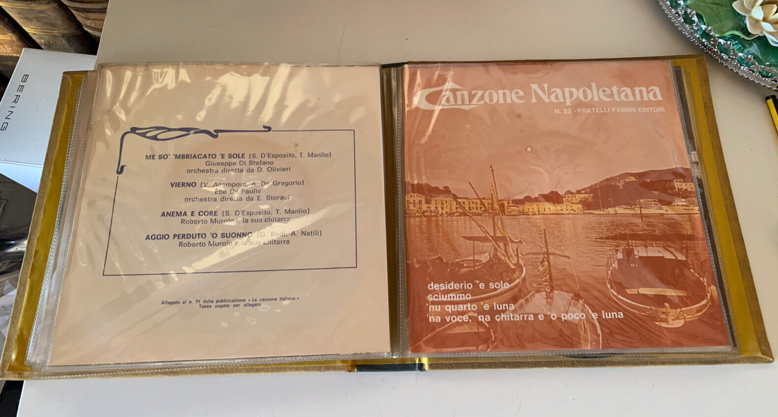 🔴 Neapolitan Song Records 45 rpm Fabbri publisher album 12 vintage records 