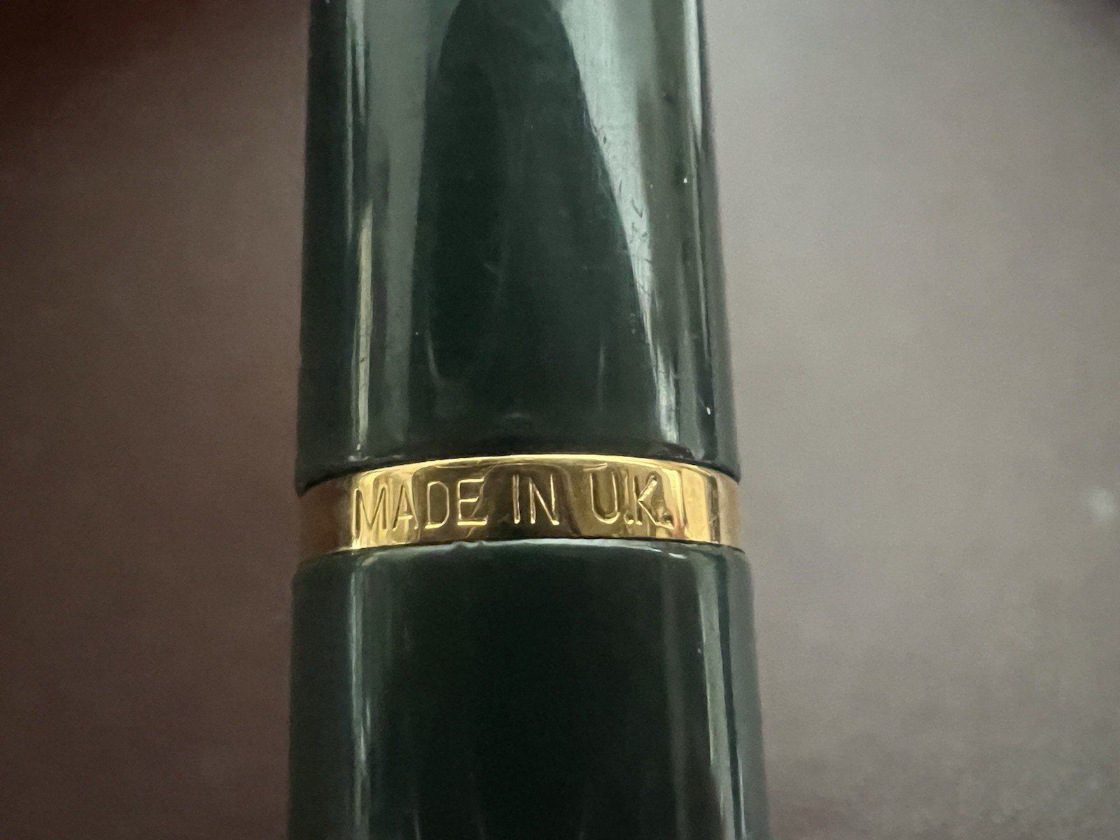 Parker Pen Fountain Pen Rialto Lacquer Green English Cartridge A Marking
