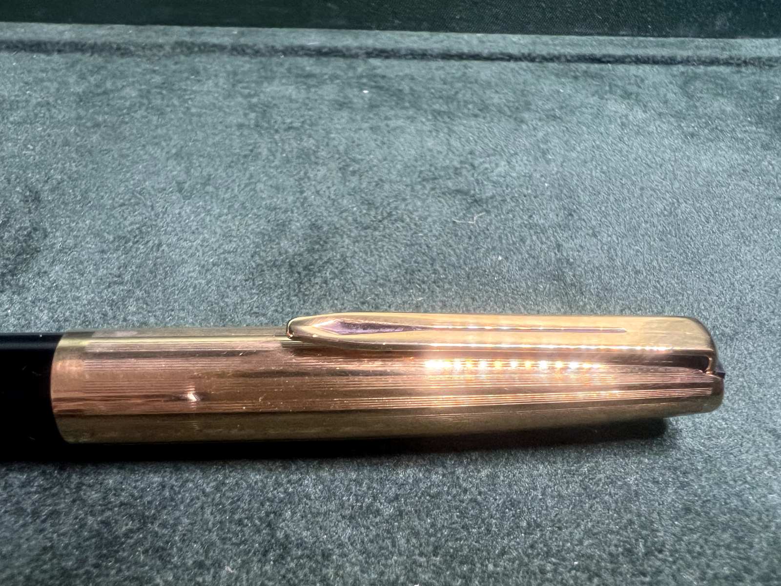 🔴 AURORA penna stilografica 98 cappuccio a righe pennino ORO M vintage A